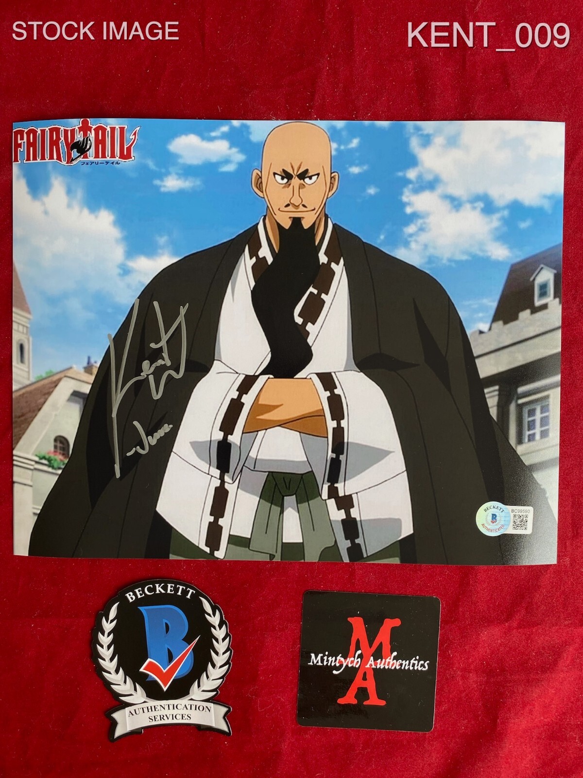 KENT WILLIAMS AUTOGRAPHED SIGNED 8×10 PHOTO! FAIRY TAIL! MANGA! BECKETT COA!