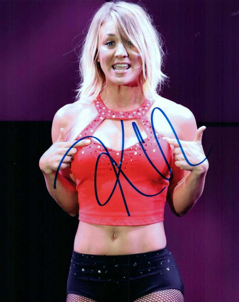 Kaley Cuoco autographed signed 8×10 Photo Picture pic + COA