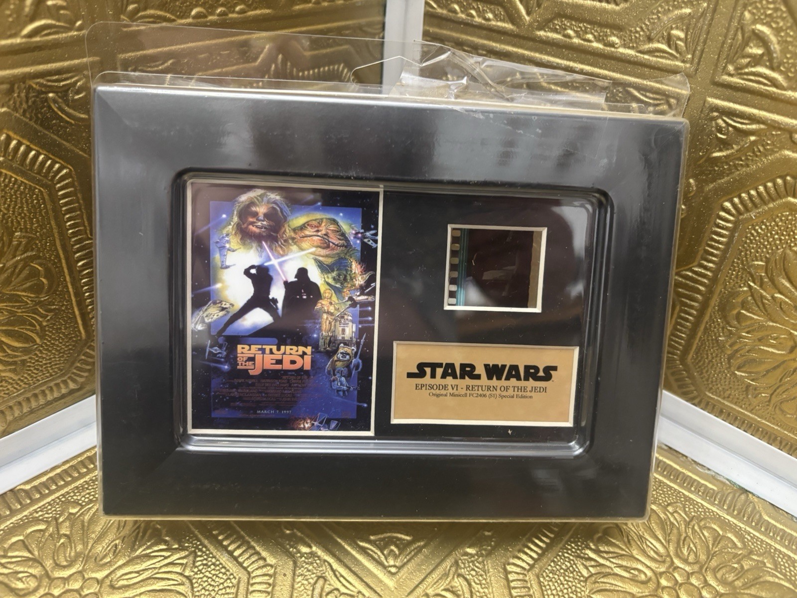 Star Wars Return of the Jedi Framed 35mm Film Cell Special Edition COA USFC2406