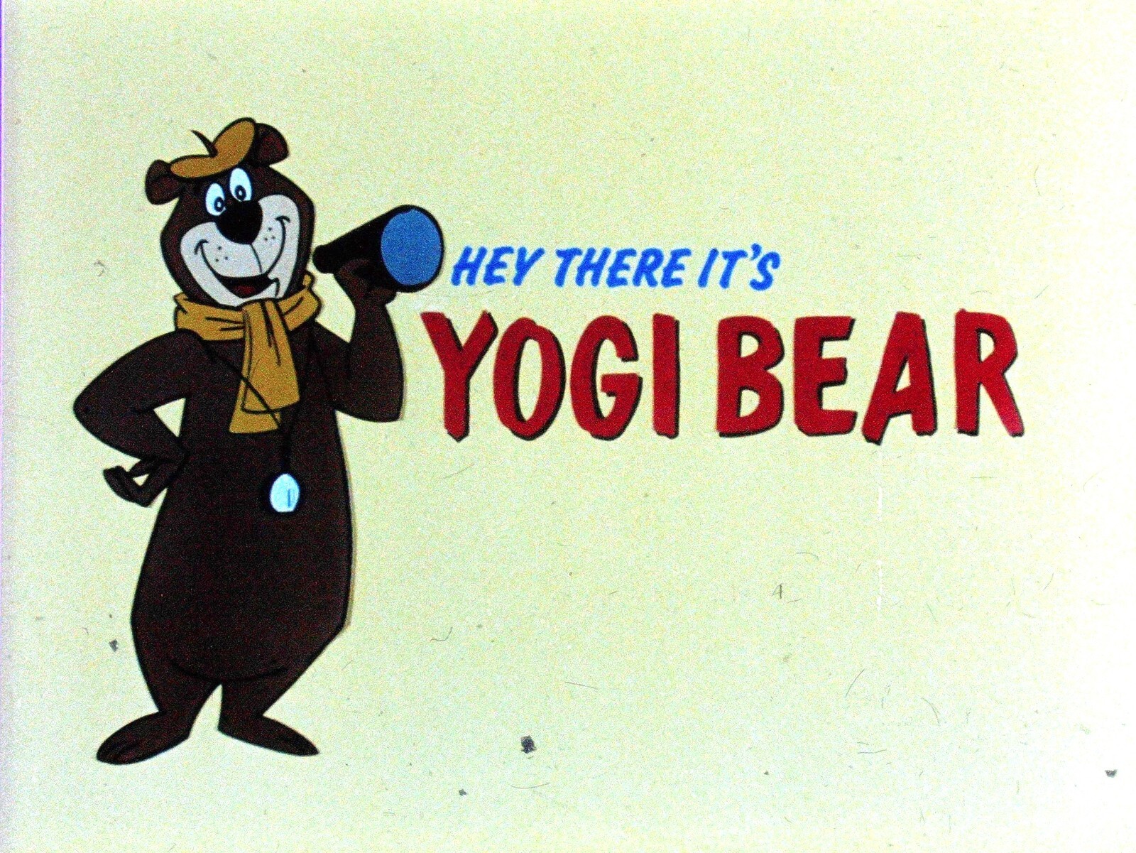 Hey There It’s Yogi Bear! TITLE 1980 35mm Film Cel Slide Animation YB-1