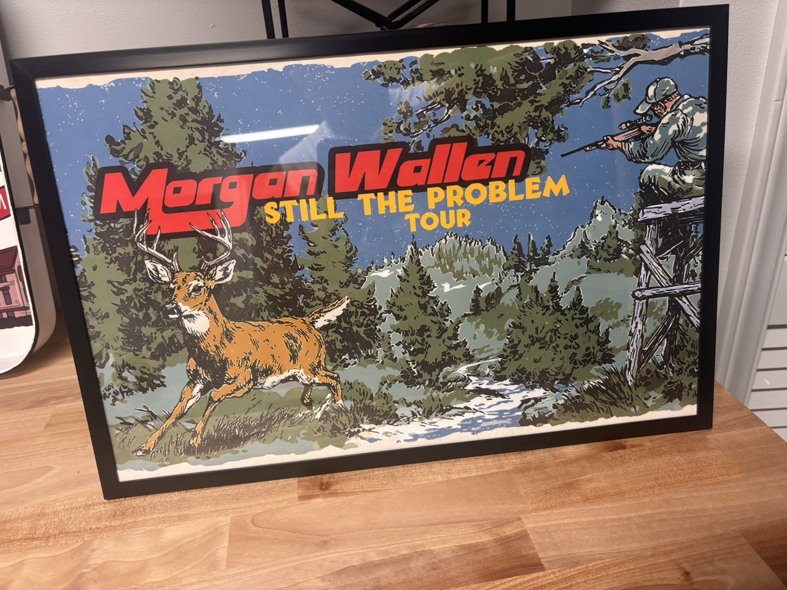 Morgan Wallen 11×17 Inch VIP Poster Framed. I’m The Problem Tour 2026