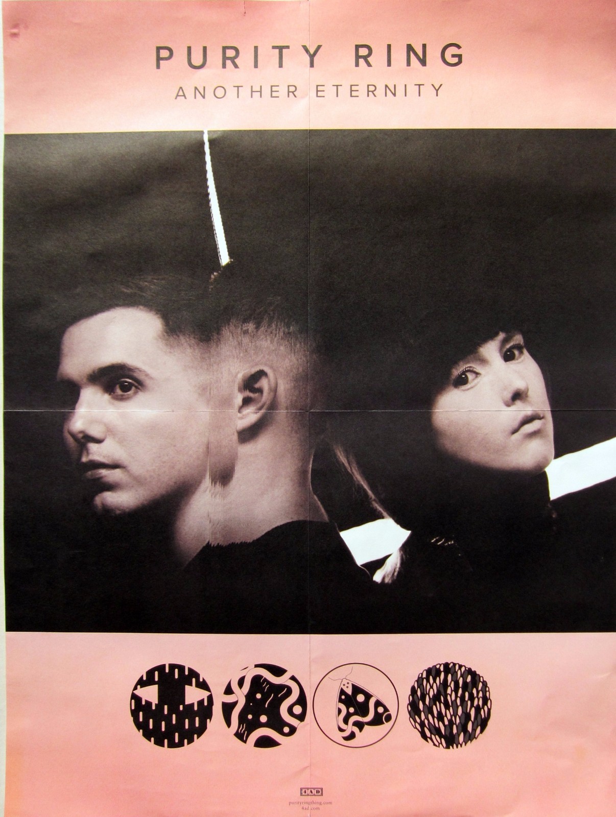 PURITY RING “ANOTHER ETERNITY” U.S. PROMO POSTER – Electronic, Witch House Music