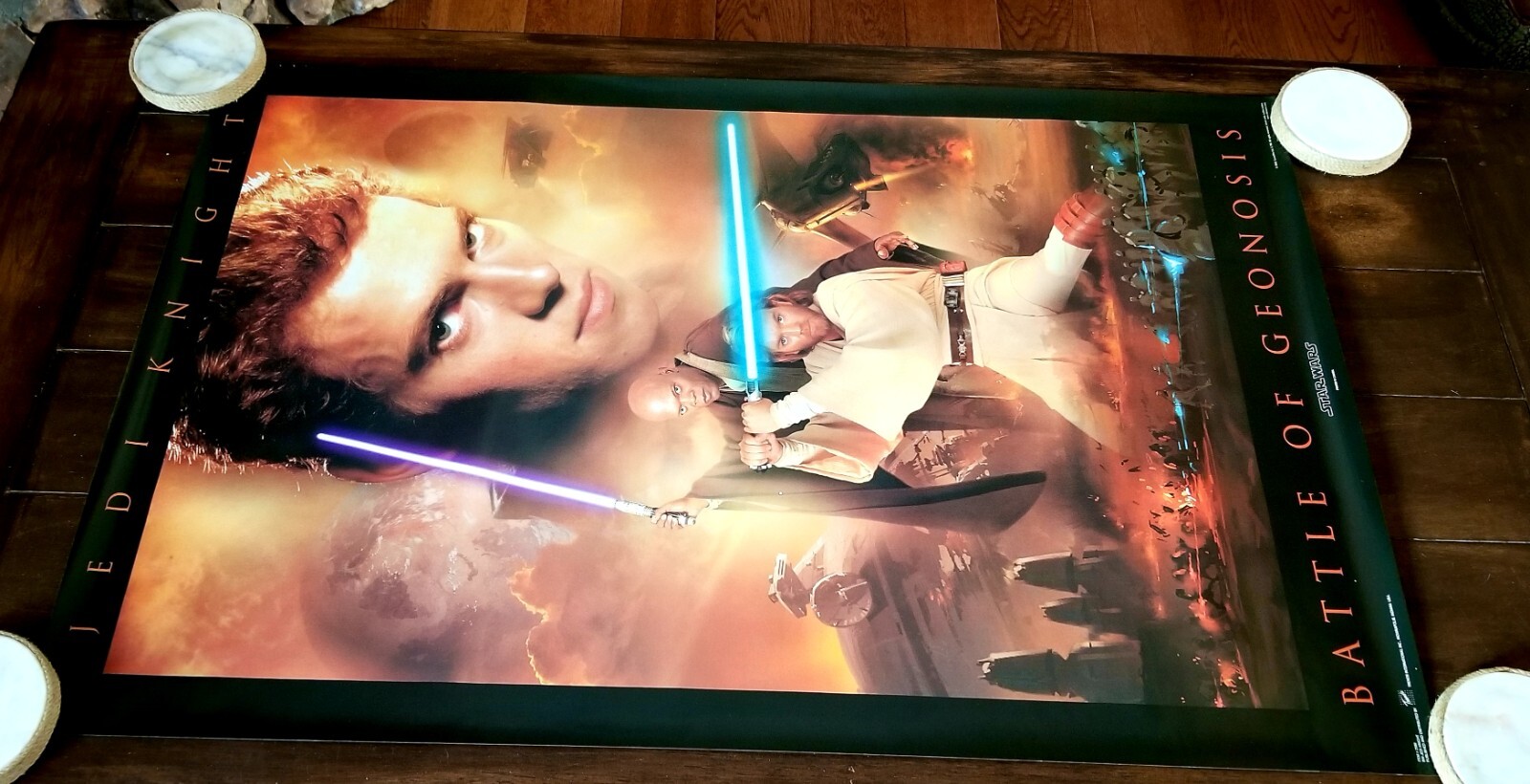 Star Wars mint condition original poster printed in 2002 in Canada  34 x 22