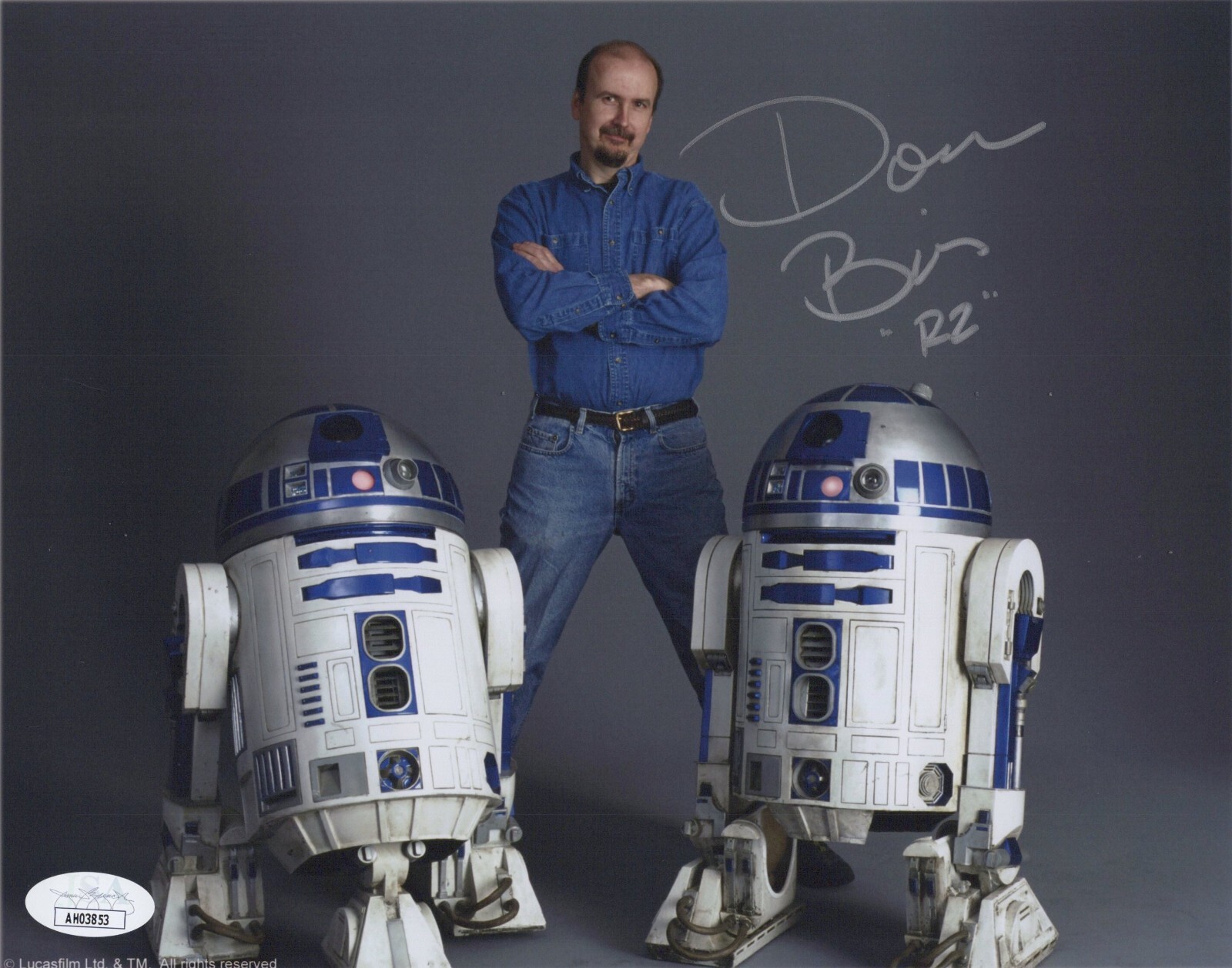 DON BIES Signed STAR WARS 8×10 R2 MODEL MAKER Authentic Autograph Photo JSA COA