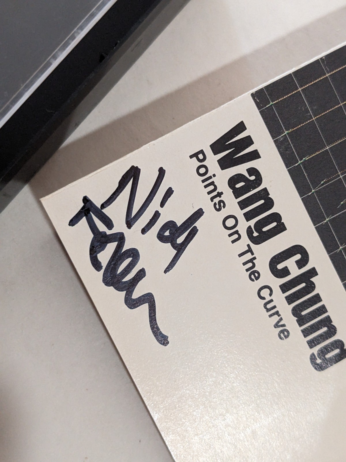 Wang Chung SIGNED Points On The Curve Cassette Tape COA Autograph by Jack & Nick