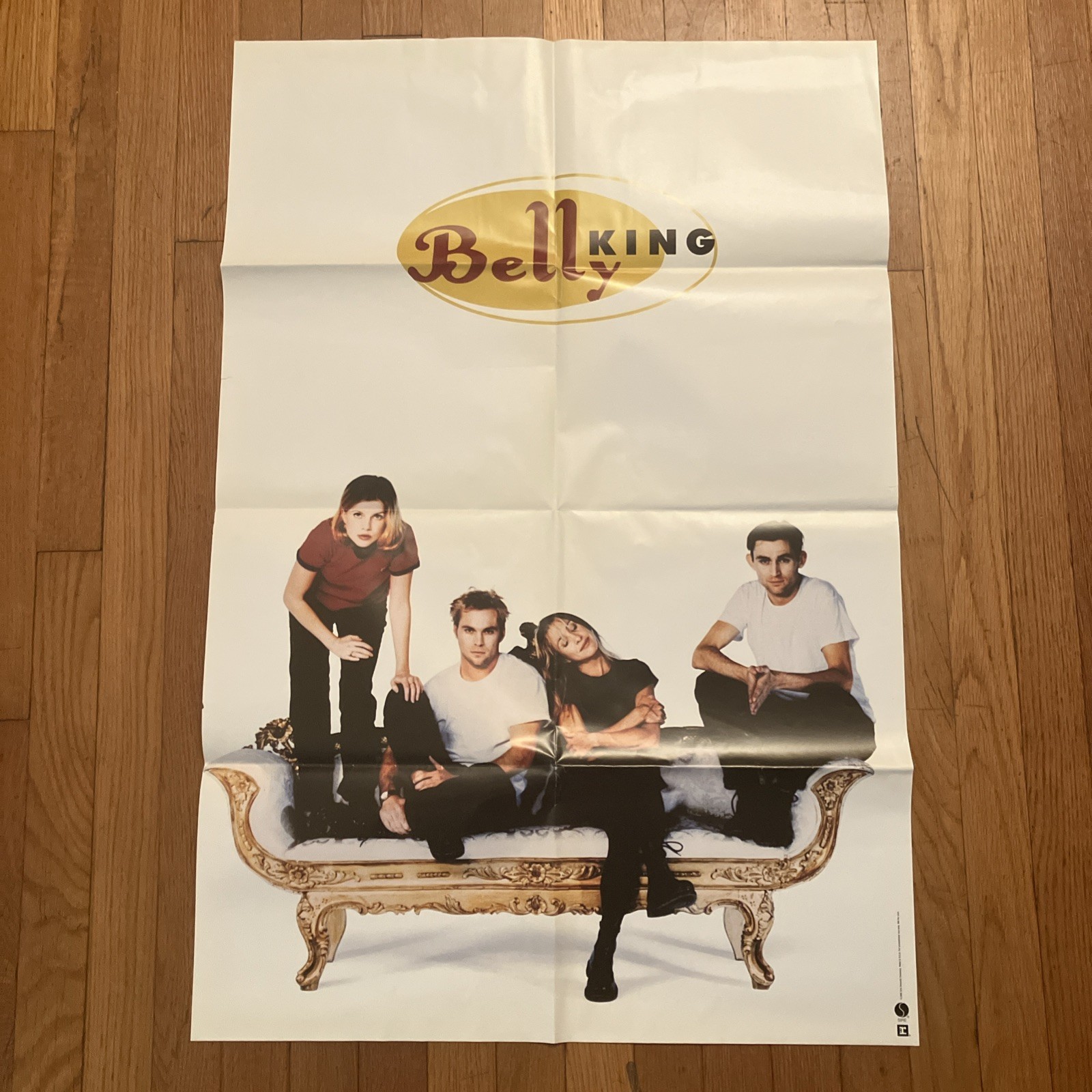 Belly Tanya the Band Donelly King 1995 Sire Promotional Poster 24″ x 35″