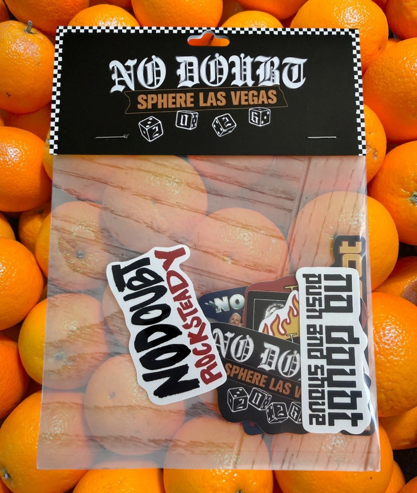 No Doubt Official 2026 🍊 SPHERE LAS VEGAS Residency 8-Piece Sticker Set * NEW *