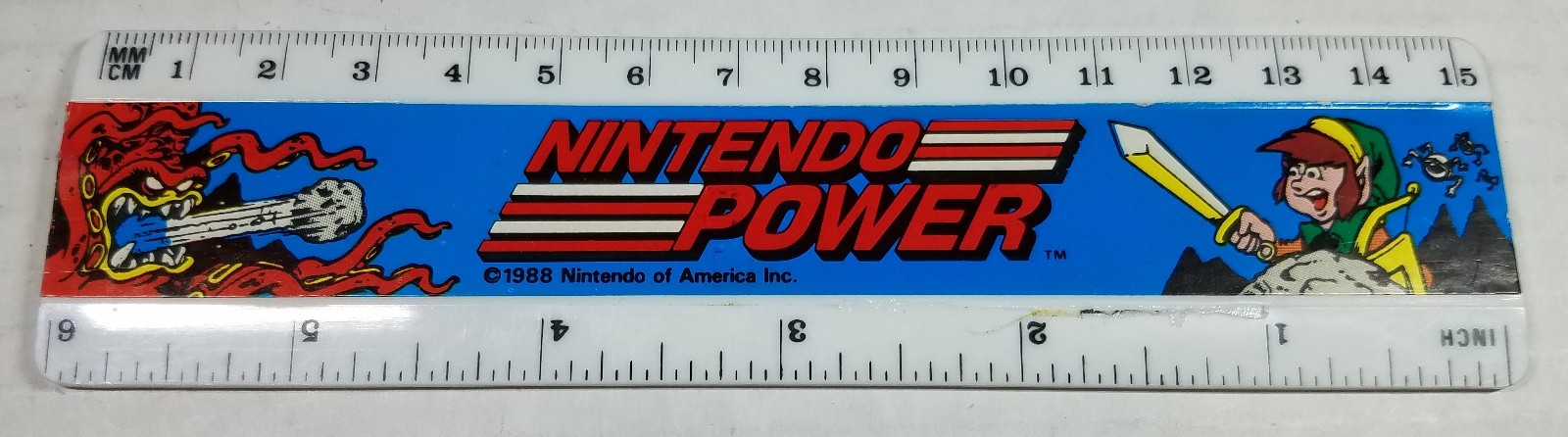 1988 Nintendo of America Inc. The Legend of Zelda Link Ruler