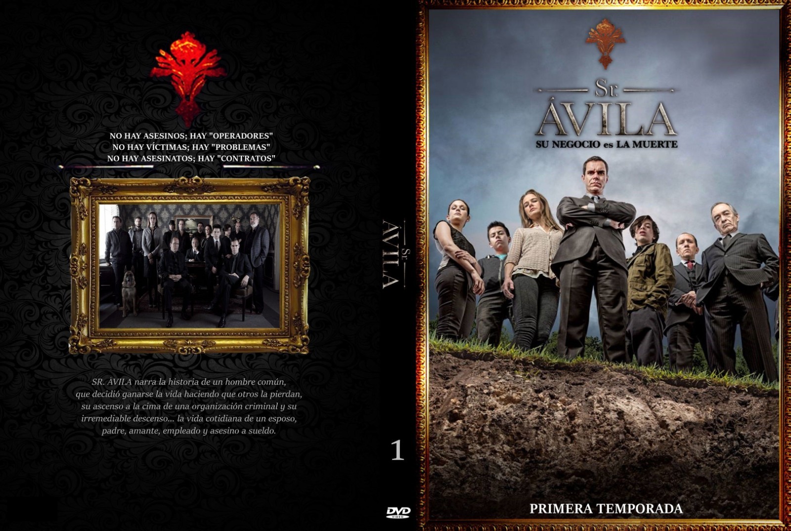 SERIE MEXICO, SR. AVILA, 1RA, 2DA, 3RA & 4TA, 13 DVD/BOXES, 43 CAPITULOS,2017