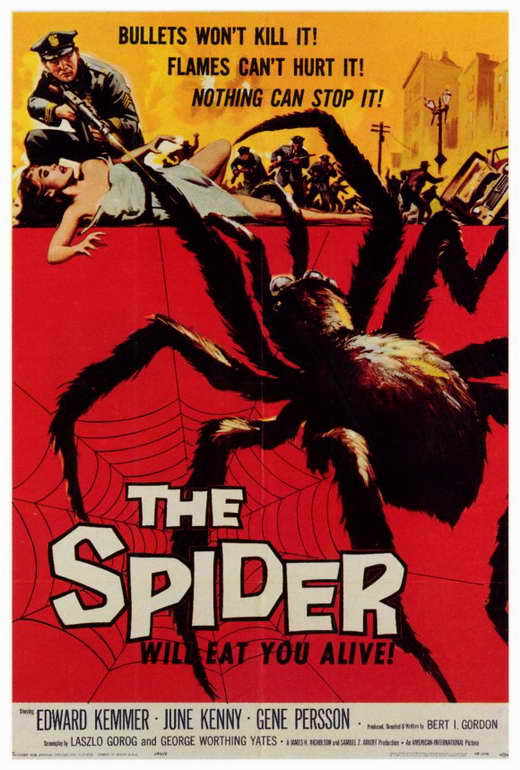 THE SPIDER Movie POSTER 27×40 Ed Kemmer June Kenney Eugene Persson Gene Roth Hal