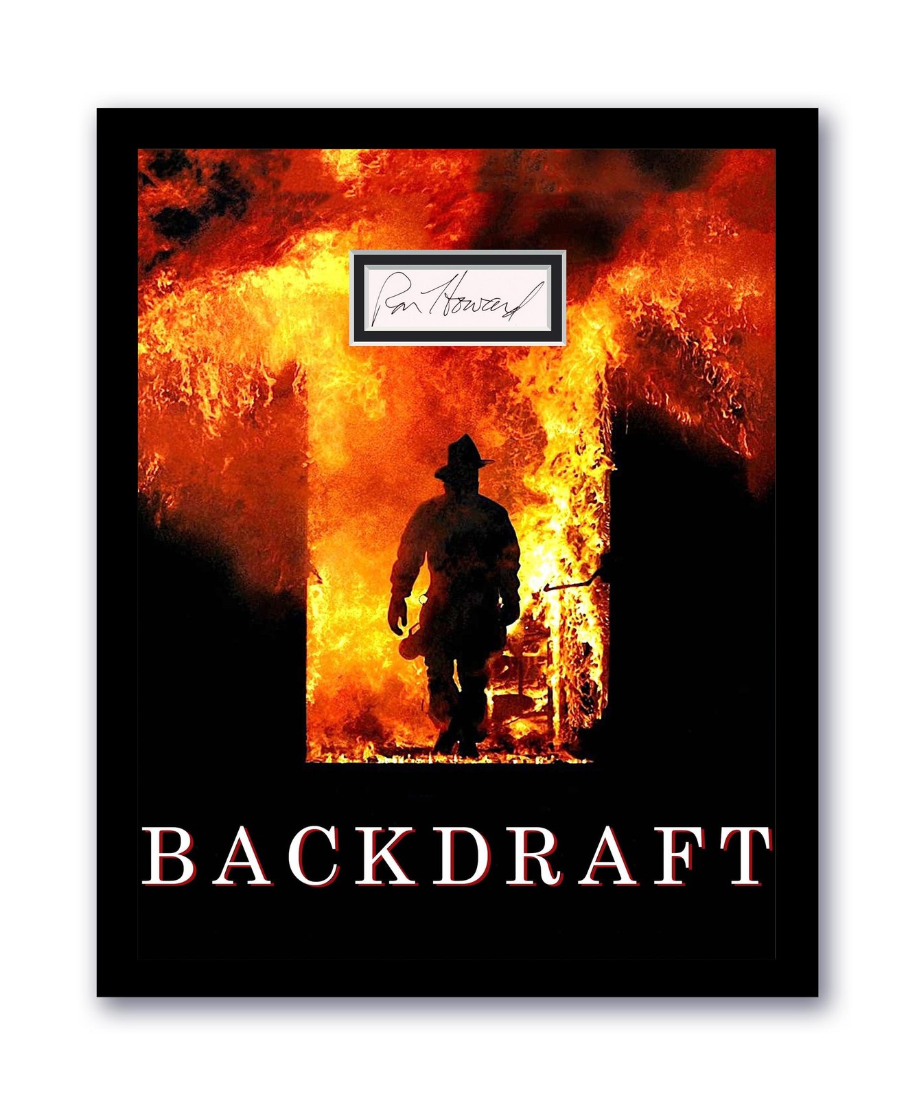 Backdraft Ron Howard Autographed Signed 11×14 Framed Photo ACOA
