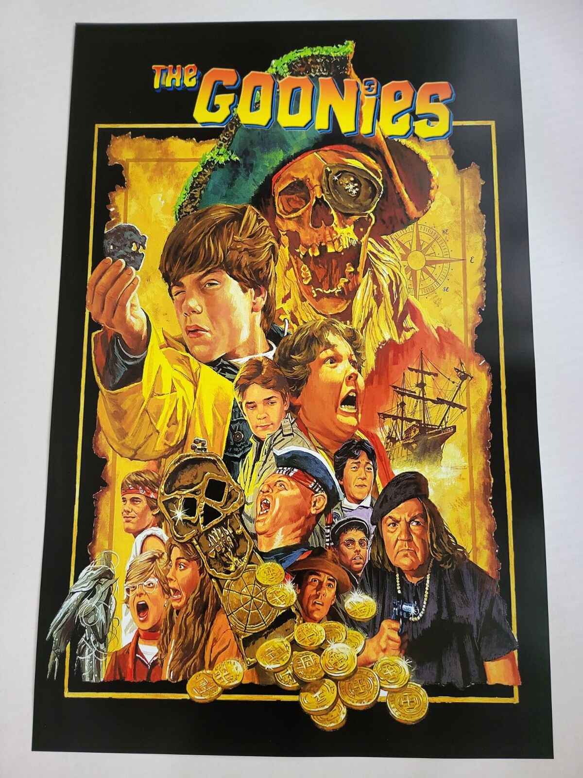 The Goonies movie poster (f) : 11 x 17 inches – Goonies poster – Corey Feldman