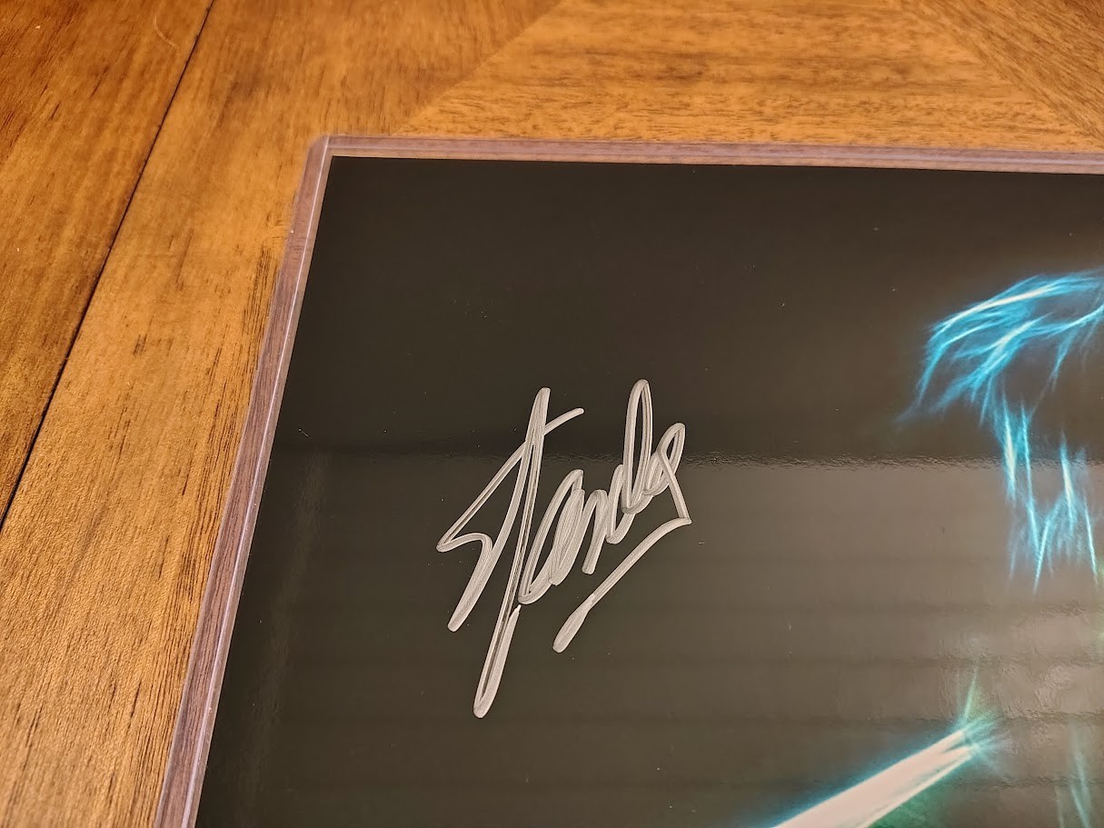 Stan Lee Signed Incredible Hulk VIBRANT 16×20 JSA COA