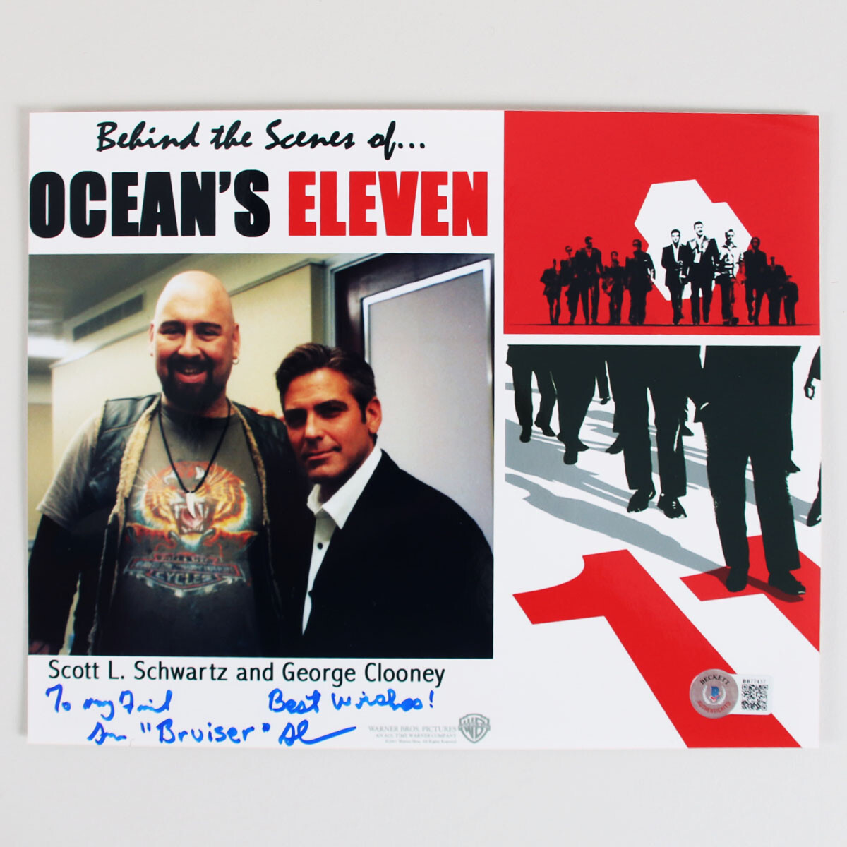 Scott L. Schwartz Signed Photo 8×10 Ocean’s Eleven – COA BAS