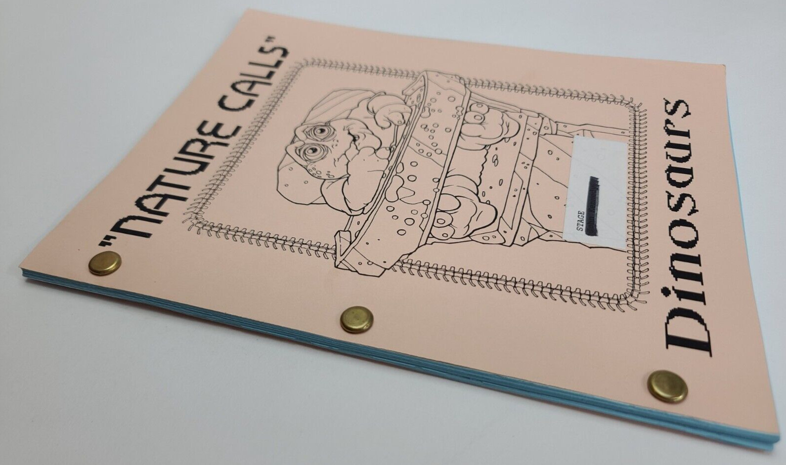 DINOSAURS / Andy Goodman 1992 TV Script, Brian & Jim Henson “Nature Calls”