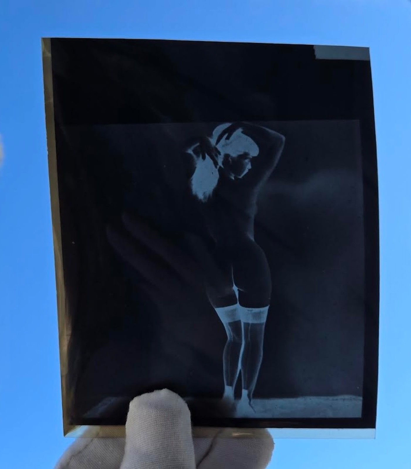 ORIGINAL C1959 VAMP ICON BETTIE PAGE NEGATIVE CASS CARR BUNNY YEAGER IRVING KLAW