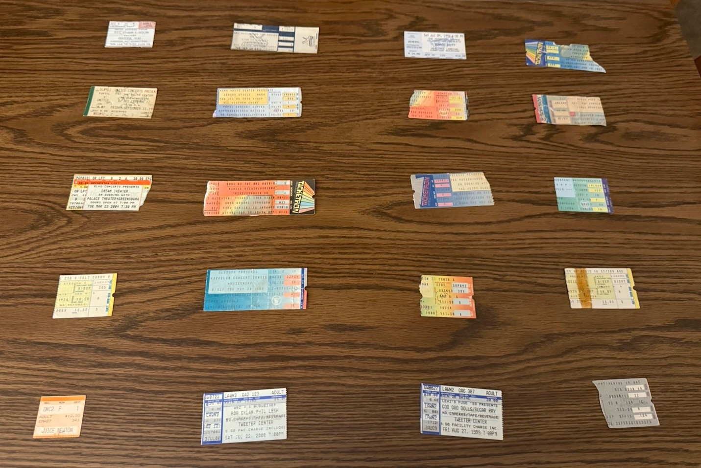 LOT 20 RARE CONCERT TICKET STUBS BOB DYLAN/GRATEFUL DEAD/DEF LEPPARD/WHO/CSN +++