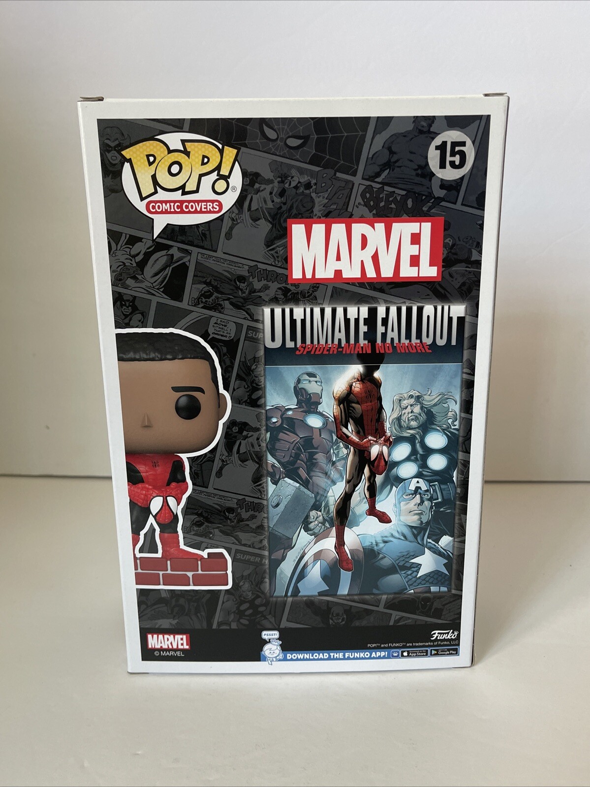 Shameik Moore Signed Miles Morales ULTIMATE FALLOUT Comic Funko Pop Beckett QR 2