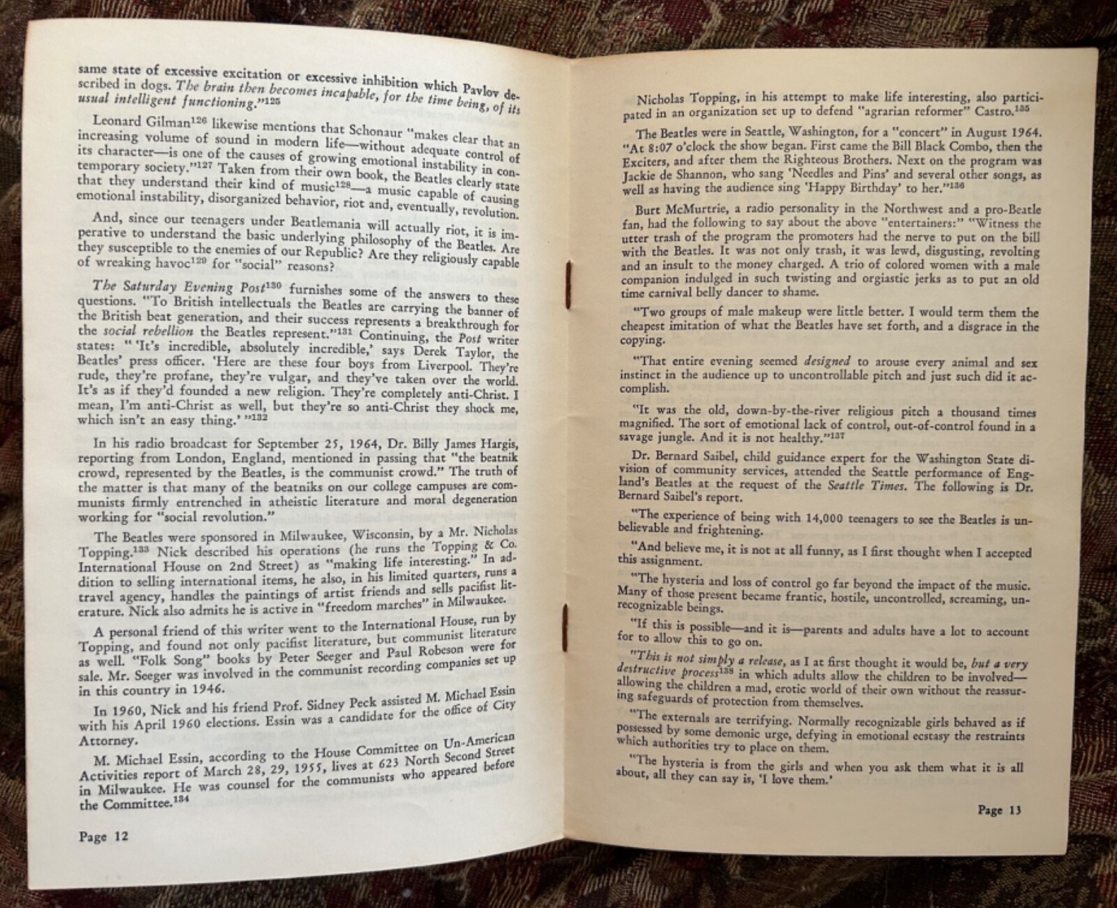 Communism, Hypnotism, & THE BEATLES – Scarce 1965 Printing – Sneaky Soviet Plot!