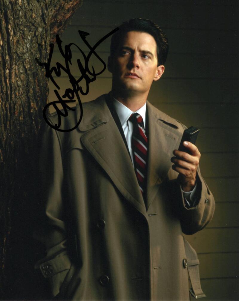 Kyle MacLachlan Signed Autograph 8×10 Photo – Twin Peaks Star Dale Cooper