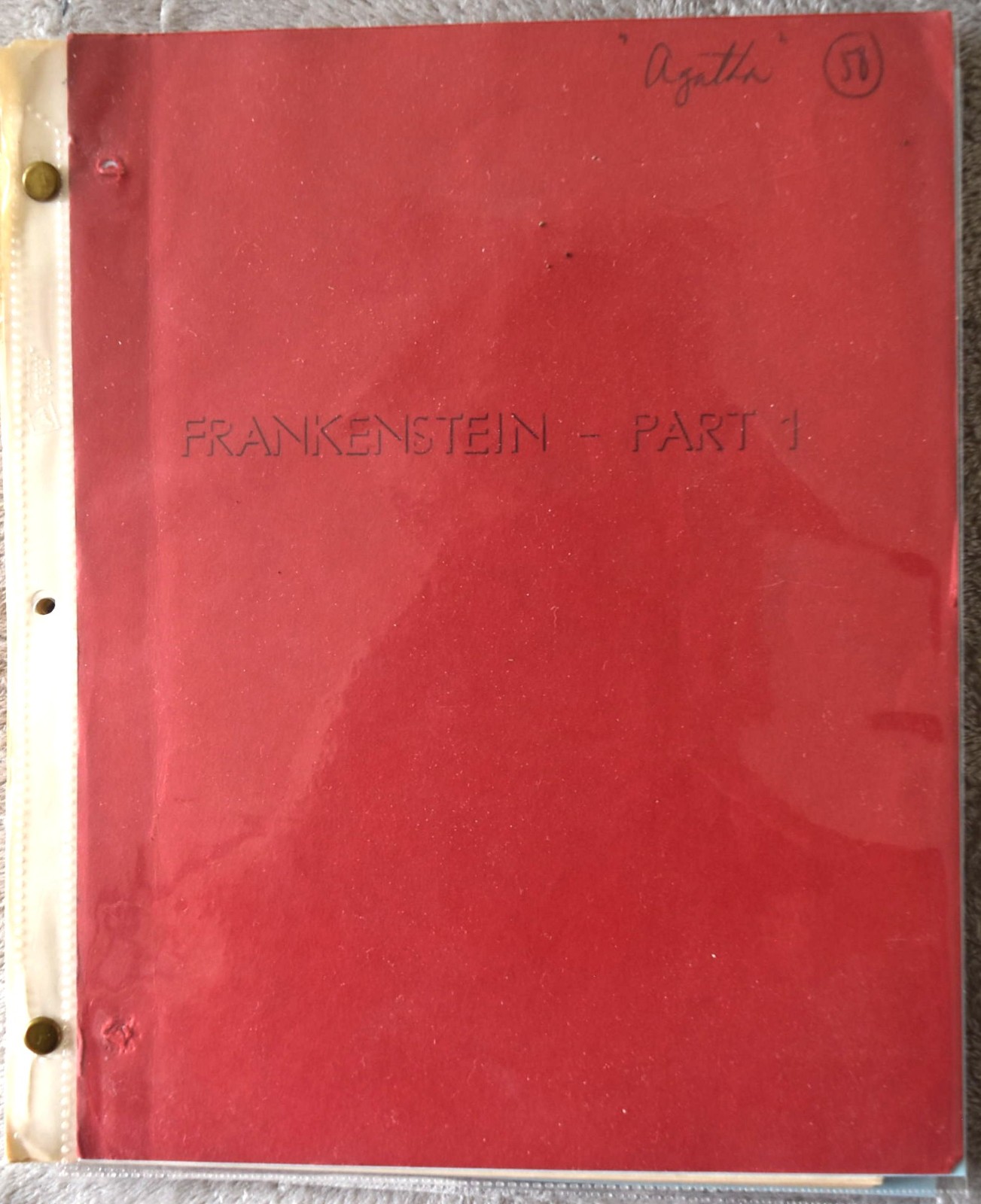 1973 Frankenstein – Part 1 and 2 Original Screenplay Scripts