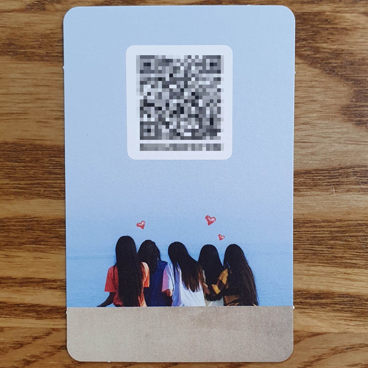 Group Official QR Card NewJeans 1st EP New Jeans Weverse Albums Version