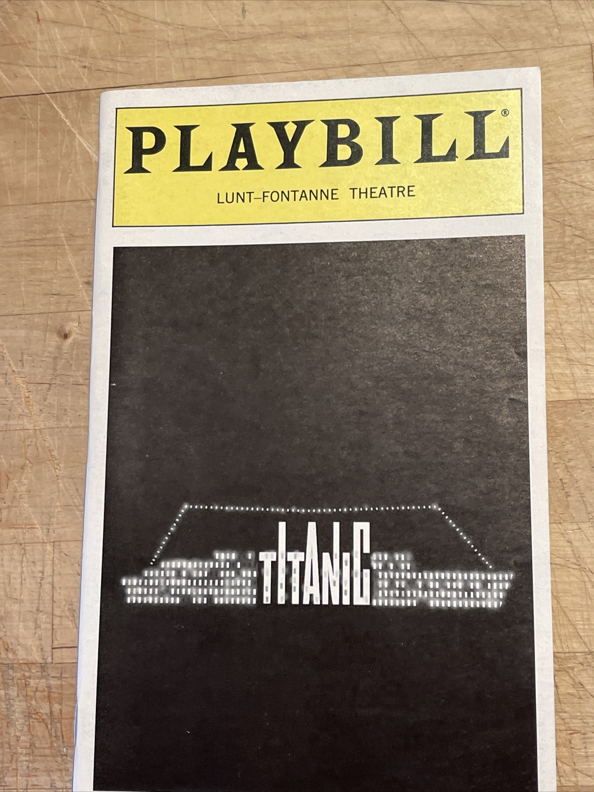 TITANIC June 1997 Broadway Playbill! DAVID COSTABILE Brian d’Arcy James J BOLTON