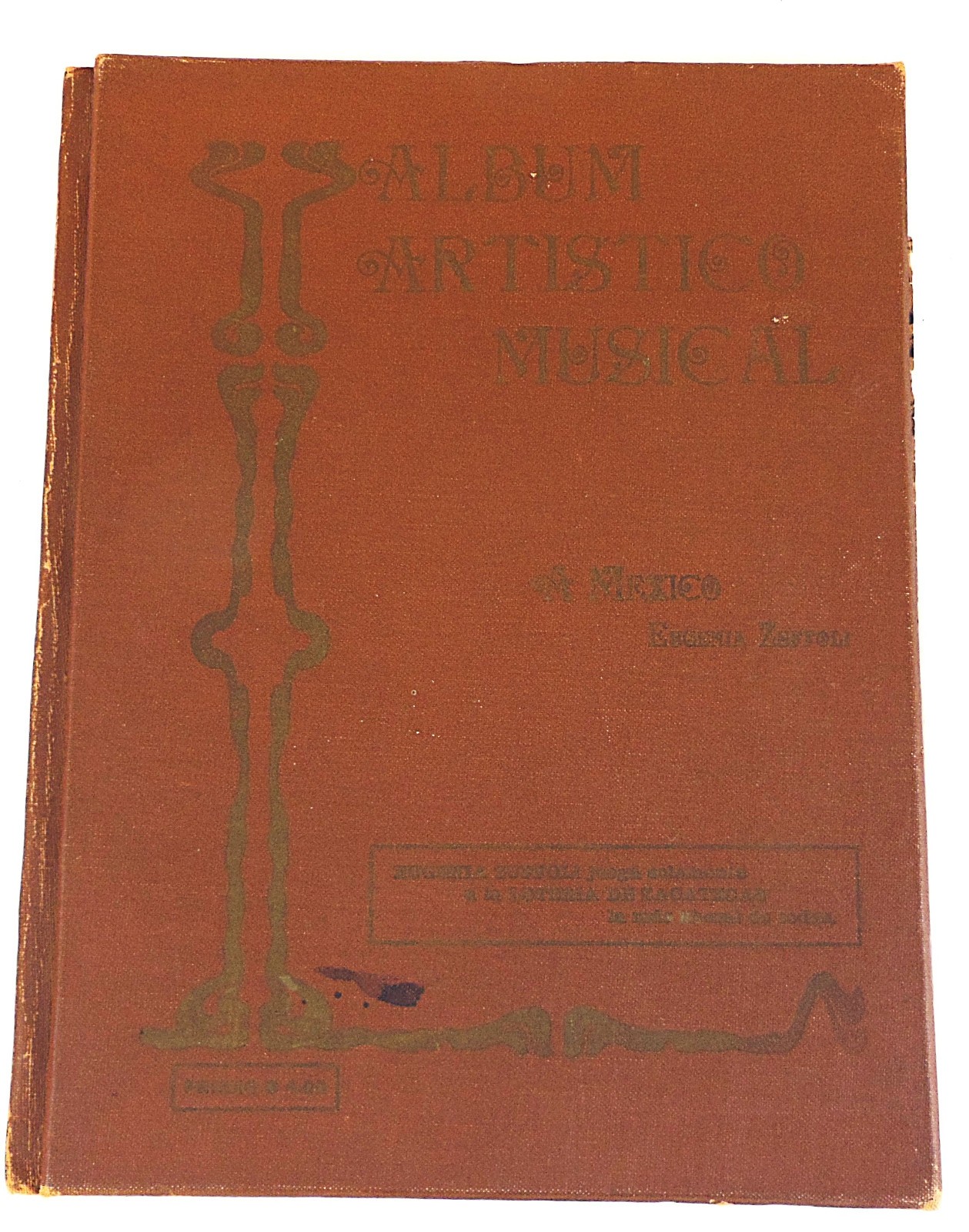 RARE 1920’s Album Artistico Musical Eugenia Zuffoli Historic Musical Publication