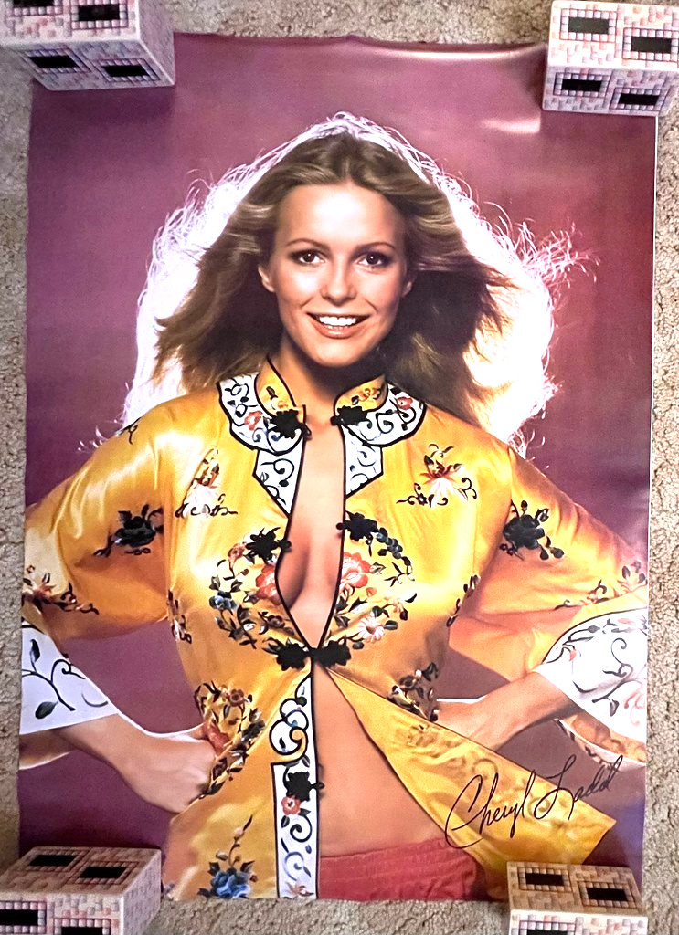 Cheryl Ladd 1977 Portrait Poster 20×28 Charlie’s Angels Actress Rolled