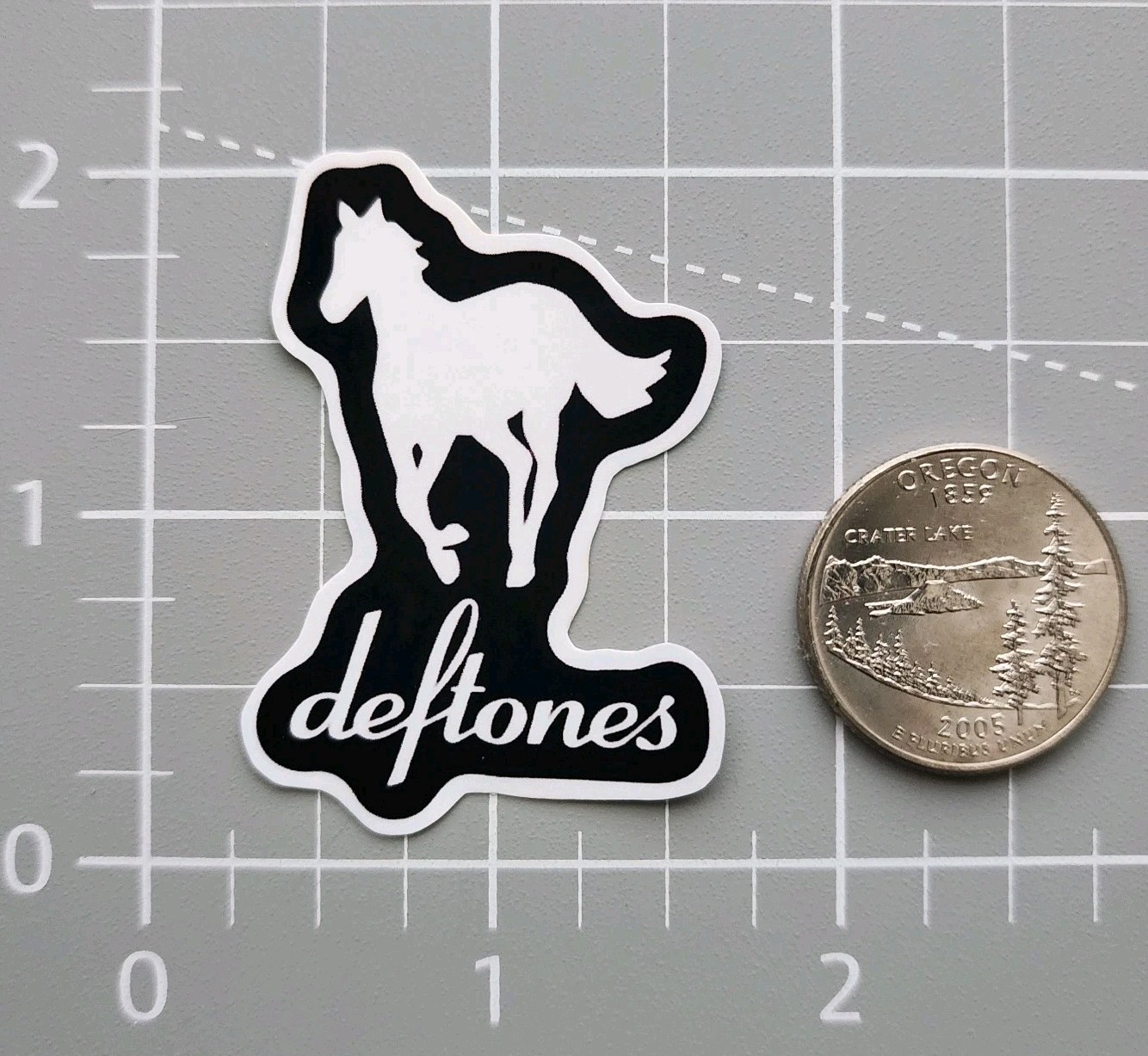 Deftones White Pony 2″ Vinyl Sticker ~ 90s Rock ~