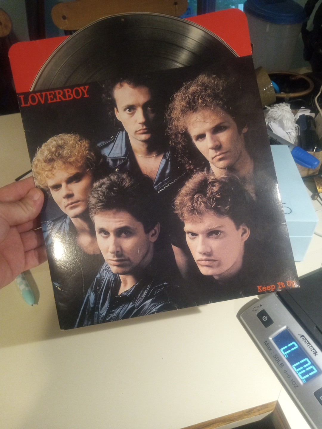 1983 LOVERBOY—–KEEP IT UP — POPFOLIO folder-vintage Displays Great