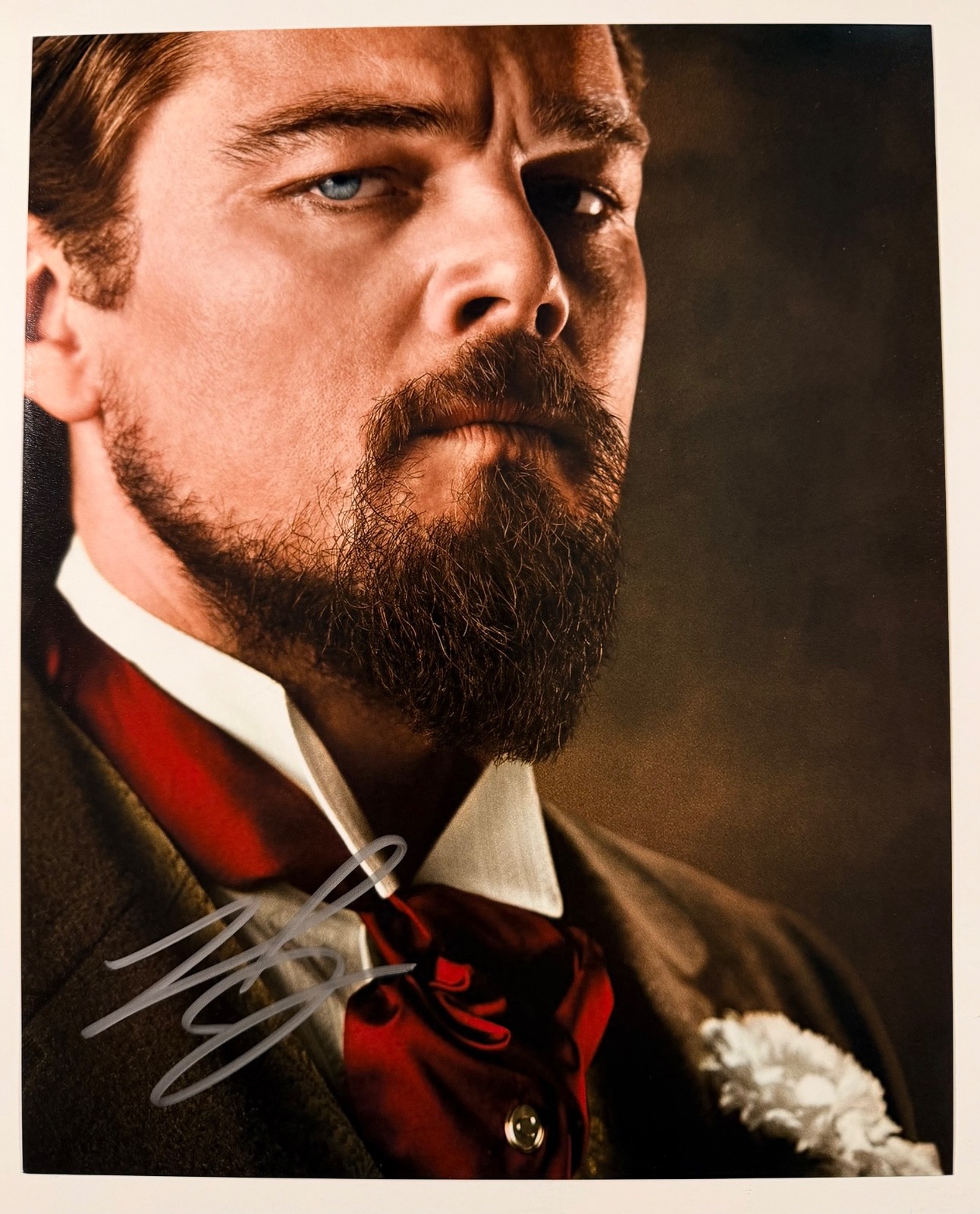 Leonardo DiCaprio Signed 8×10 Django Unchained Calvin Candie No COA Photo