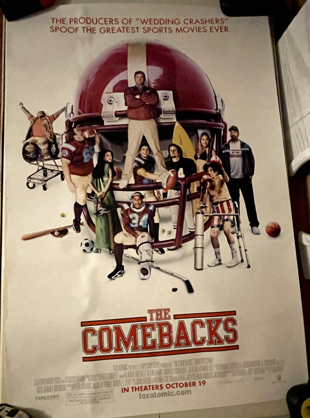 The Comebacks- Original Movie Poster- Double Sided- 27×40 Rolled