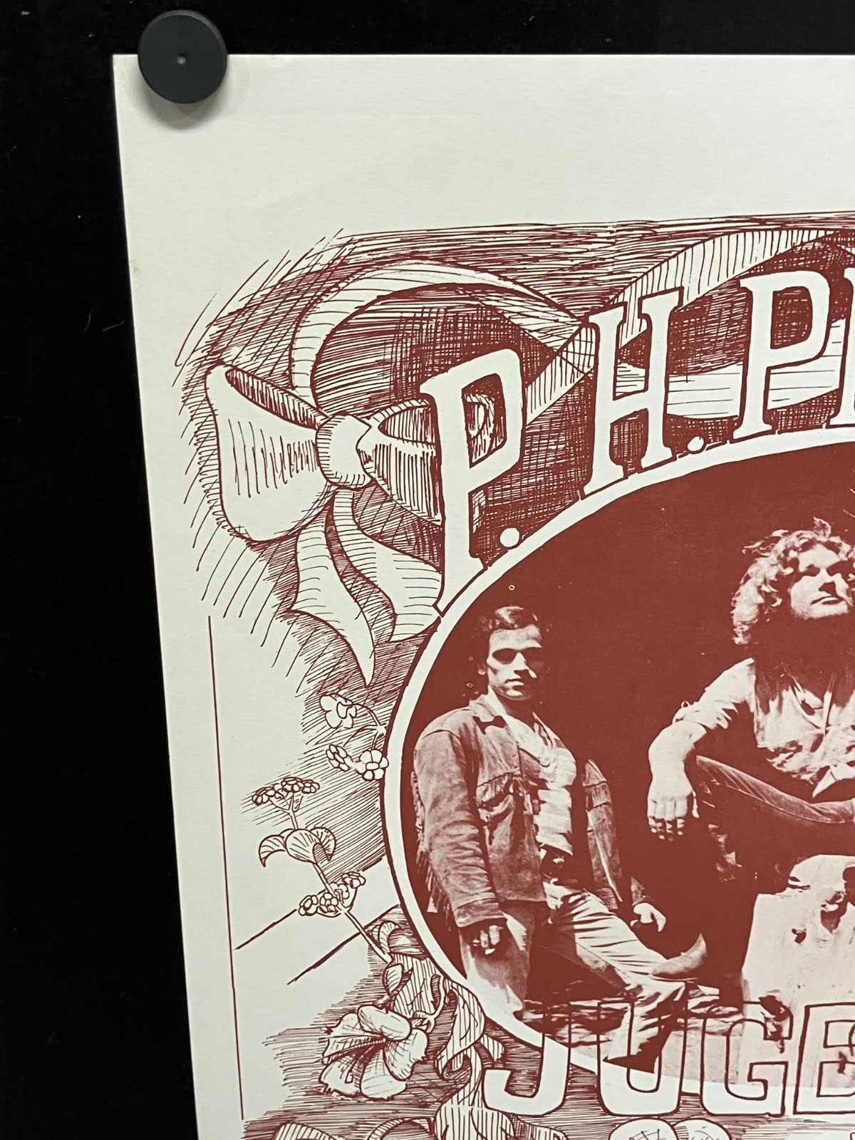 San Francisco Poster Co 1966 Psychedelic Concert Poster PH Phactor Jug Band
