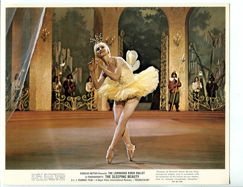 TCHAIKOVSKY’S THE SLEEPING BEAUTY-1966-8X10 STILL-BALLET-SOLO SLEEPING BEAUTY-vg