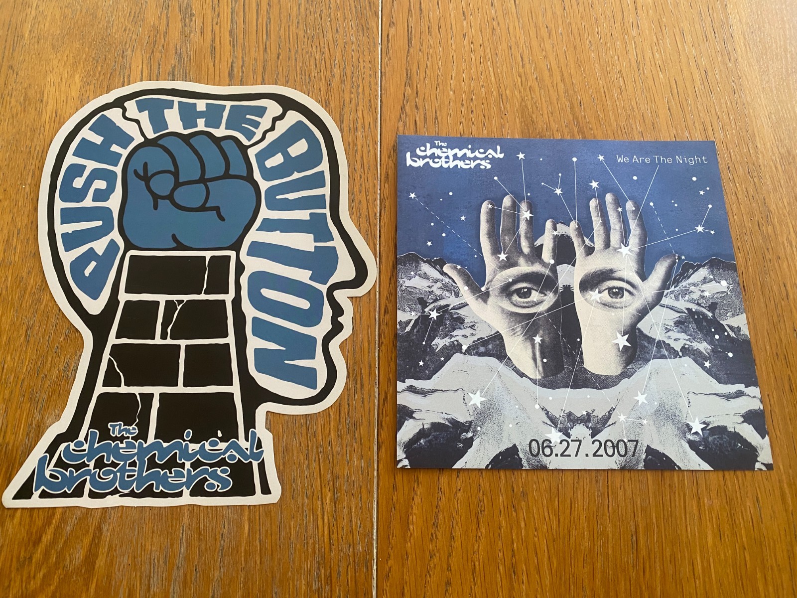 CHEMICAL BROTHERS Japan 2005 PUSH the BUTTON 2007 We Are the Night MINI-POSTERs