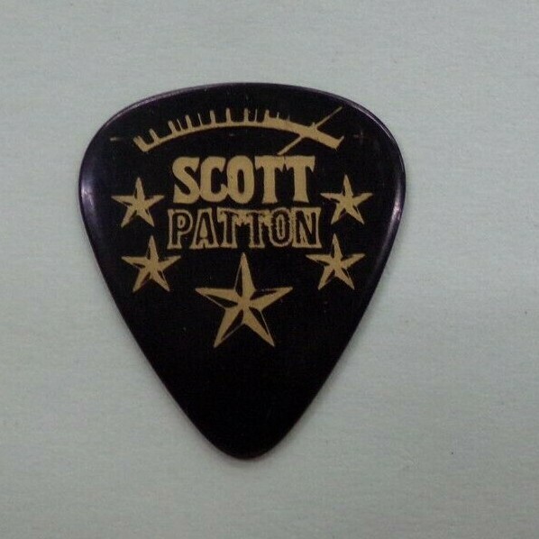 Scott Patton Ernie Ball Black With Gold Guitar Pick