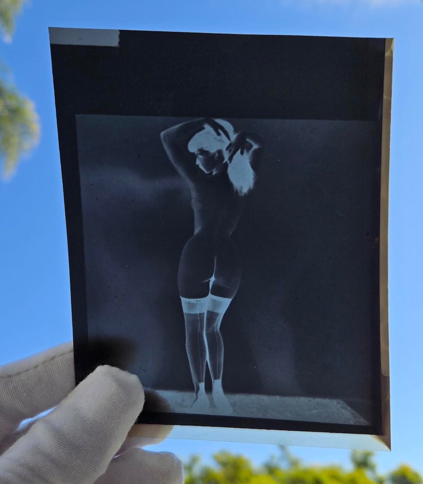 ORIGINAL C1959 VAMP ICON BETTIE PAGE NEGATIVE CASS CARR BUNNY YEAGER IRVING KLAW