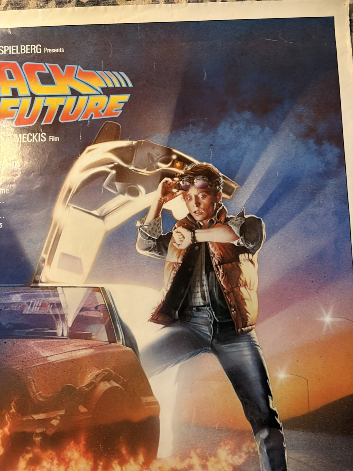 Back to the Future Trilogy Original Movie Posters Rolled 27×41 and 27×40.