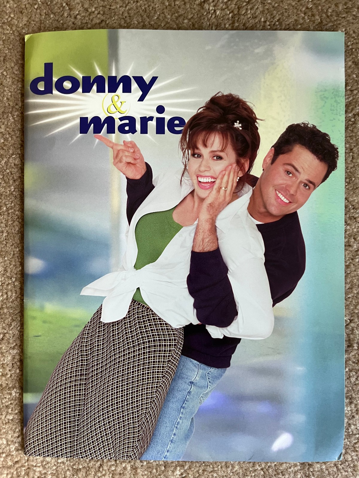 Donny and Marie TV Talk Show Press Kit ~ 1998 ~ Premier Season