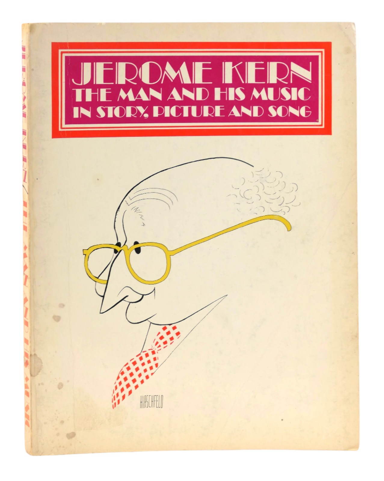 JEROME KERN Presentation Score to Harold Arlen
