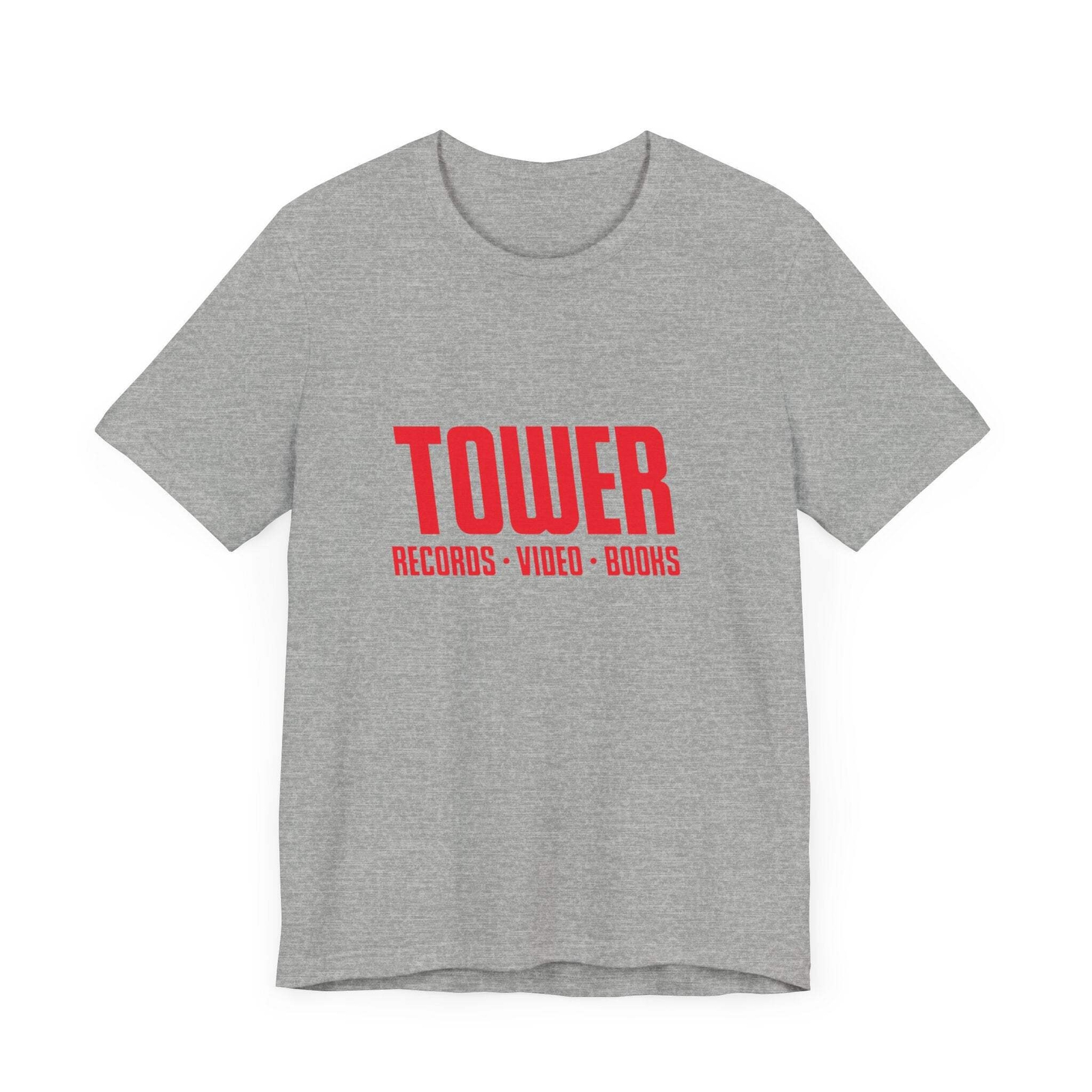 Vintage Tower Records Logo Unisex Jersey Short Sleeve T-Shirt