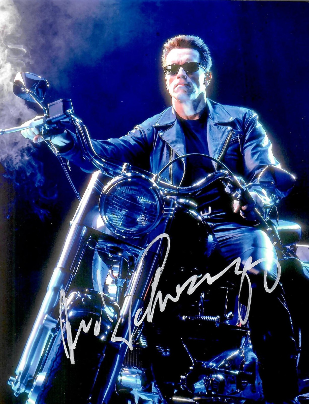 ARNOLD SCHWARZENEGGER THE TERMINATOR 8.5X11 SIGNED PHOTO AUTOGRAPH POSTER