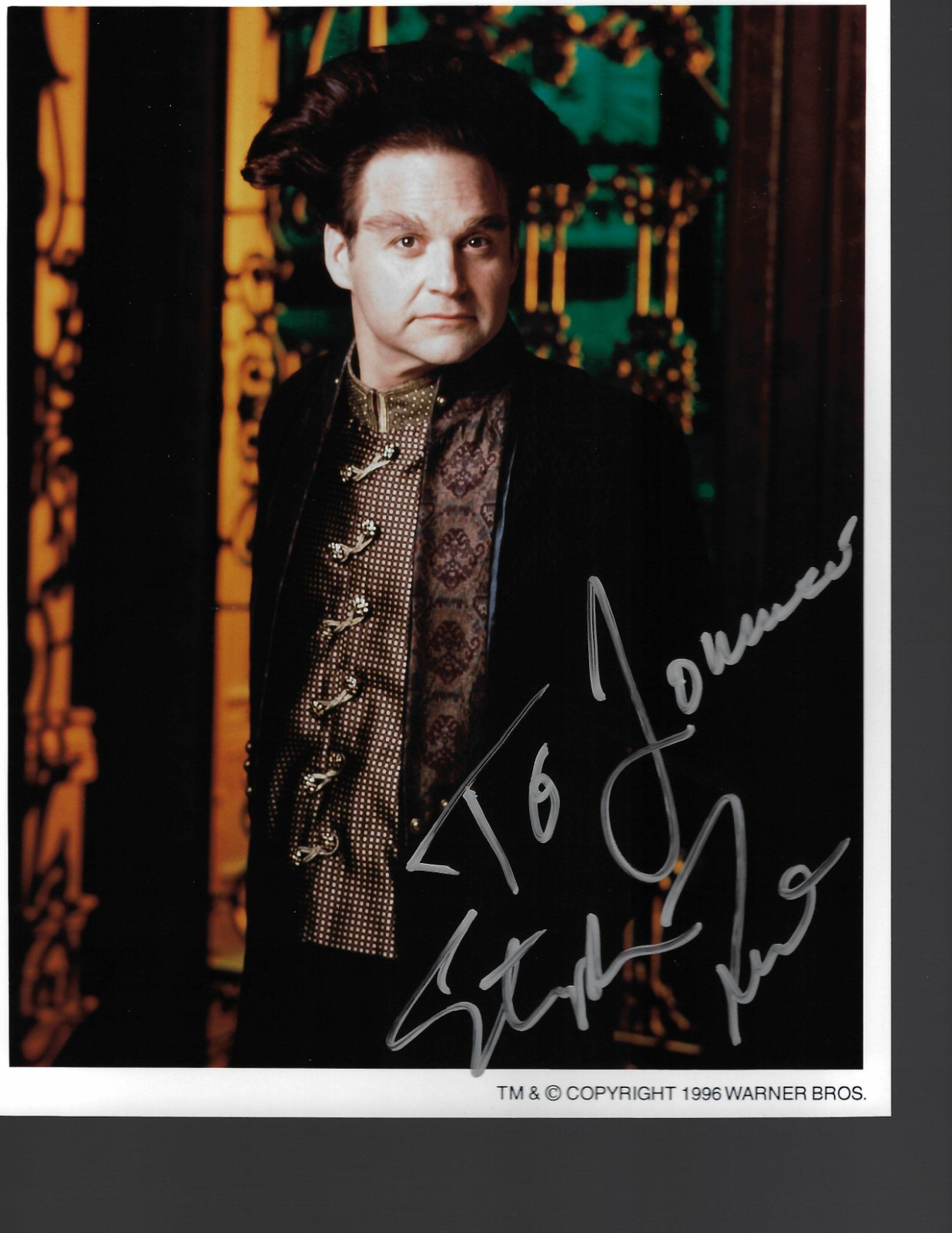 Babylon Five Stephen Furst signed 8 X 10 photo – Vir Cotto