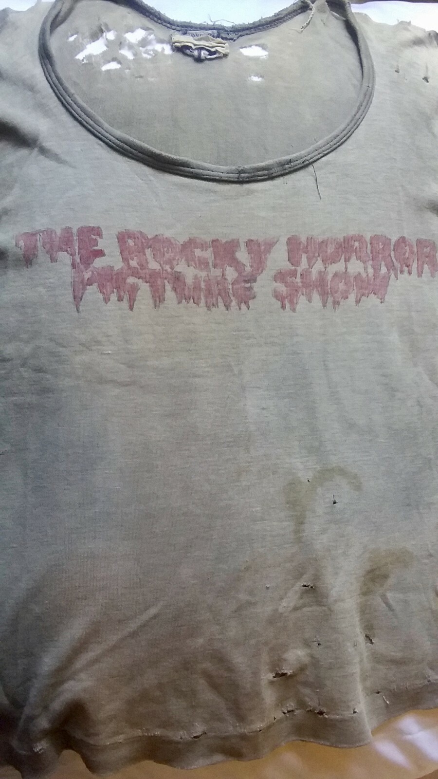 VINTAGE 1975 THE ROCKY HORROR PICTURE SHOW MOVIE CULT T-SHIRT PUNK RARE HTF