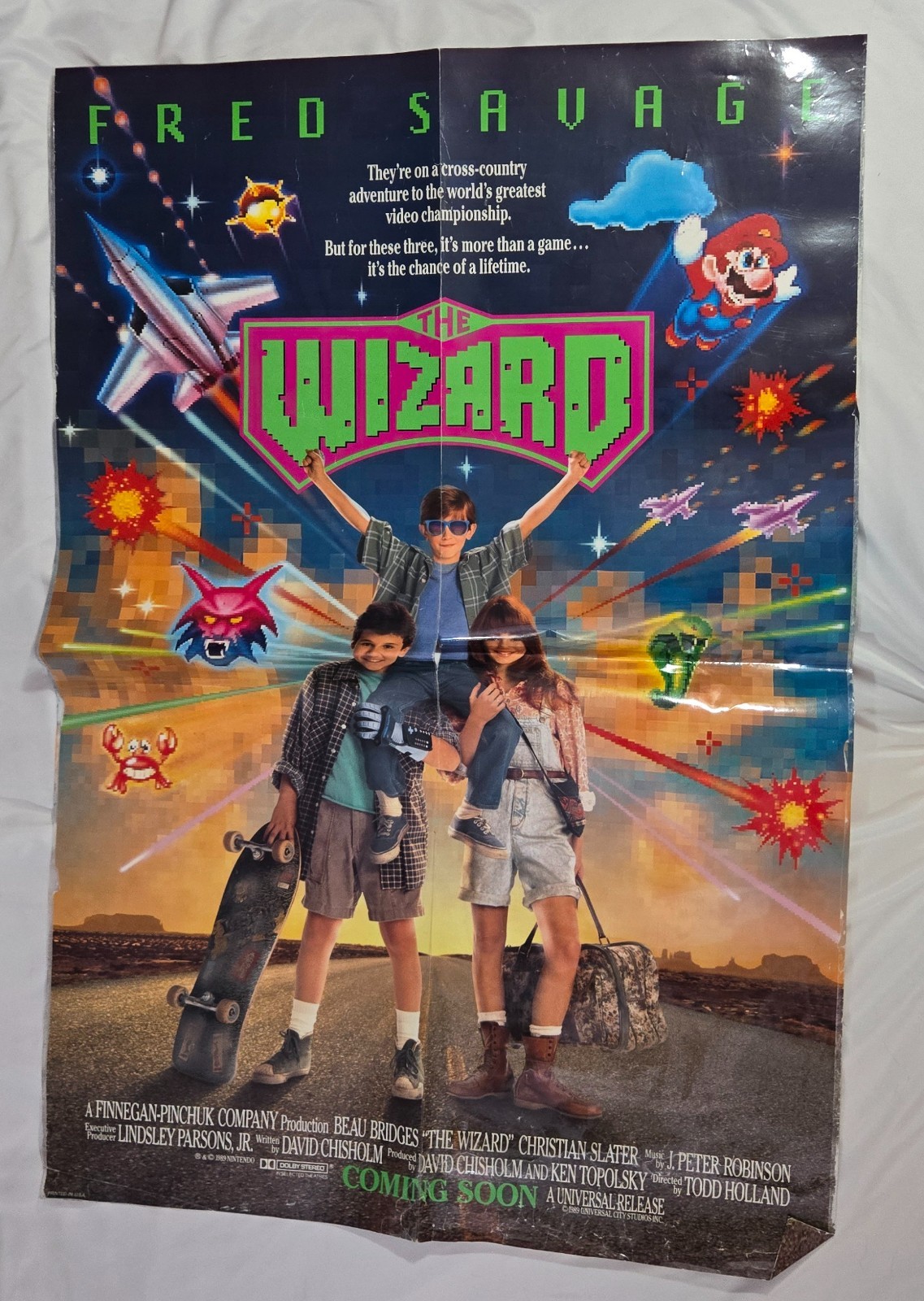 The Wizard Movie 1989 Movie Poster Original Theater Poster Laminated Folded
