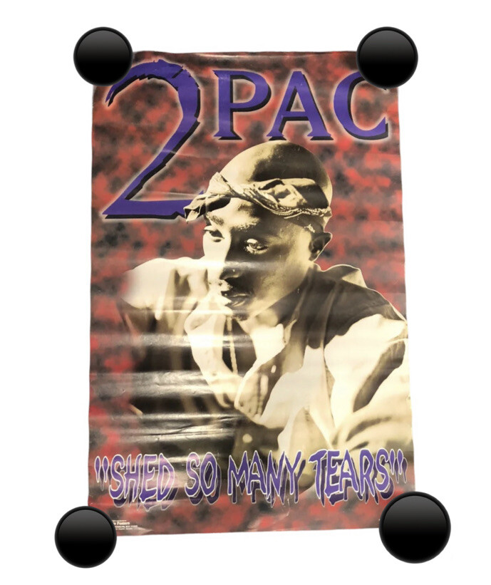 Vintage Rapper Tupac 2Pac Shed So Many Tears Scorpio Posters 2000 Afeni Shakur