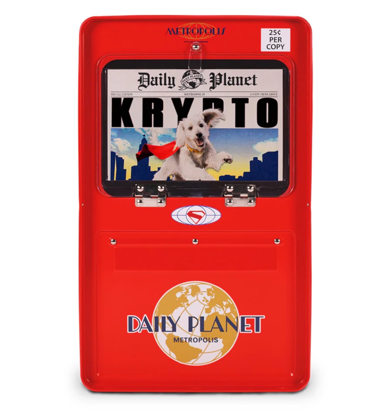 Superman 2025 AMC Daily Planet Newspaper Box Popcorn Bucket NEW In Hand!