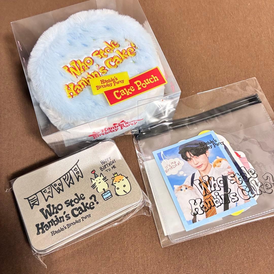 ZeroBaseOne ZB1 Hanbin Birthday Party Official MD Pouch Photocard Sticker Set