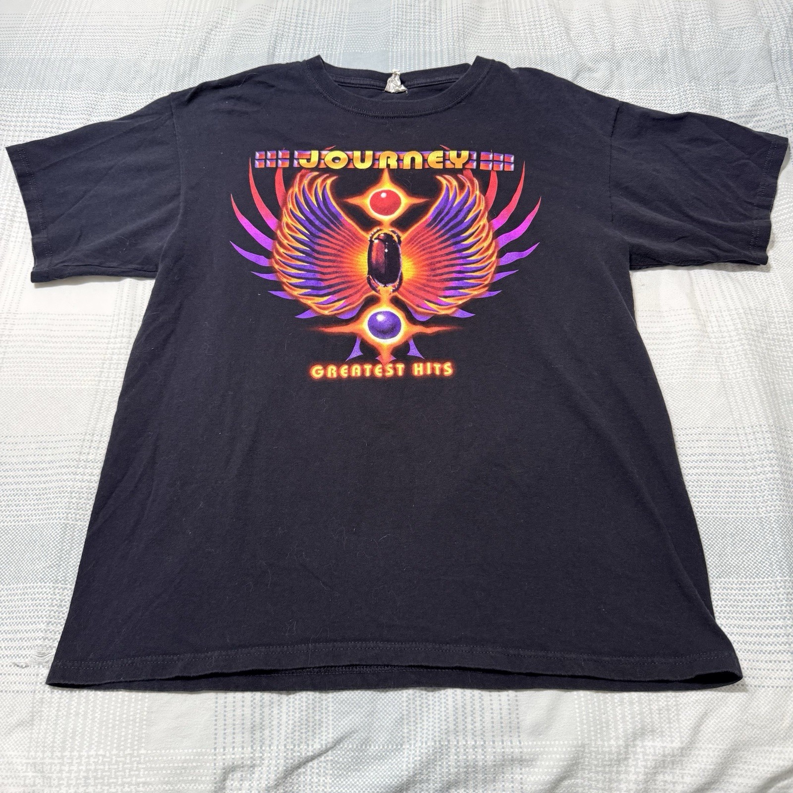 Journey 2012 Greatest Hits Concert Tour T Shirt Size L Large USA Band Tee